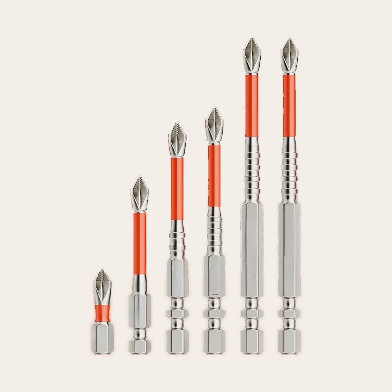 Powerful impact cross screwdriver head strong magnetic non-slip hand drill tungsten steel hard elect