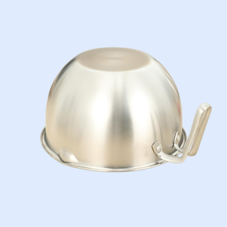 스테인리스 스틸 손잡이 실리콘 바닥 믹싱볼