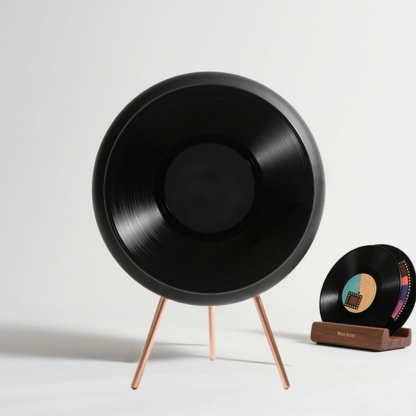 Stylový vintage přehrávač vinylových desek