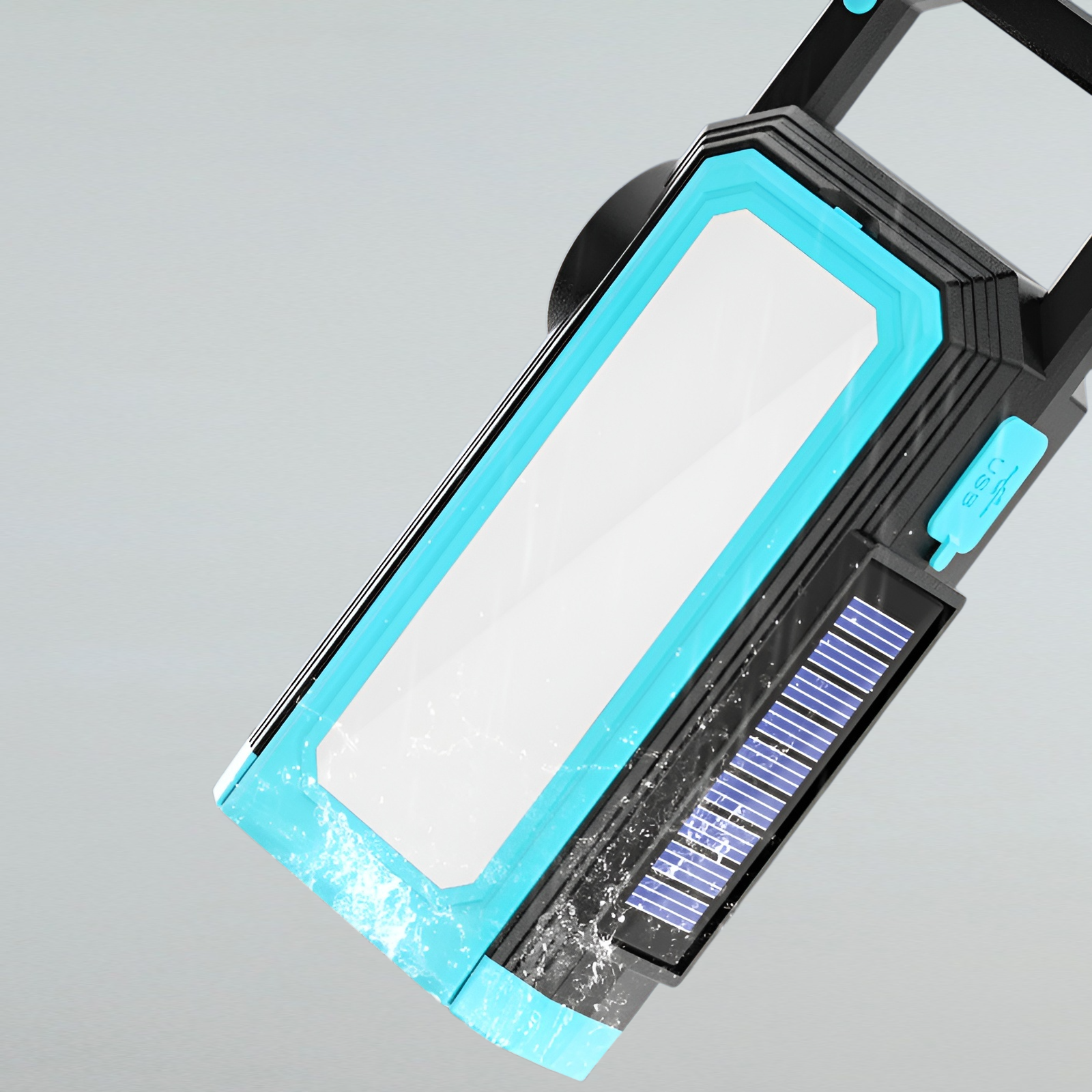 屋外キャンプライト防水多機能ソーラーポータブルライト充電式LED強力ライトポータブルライト