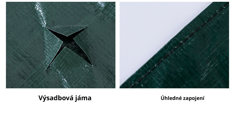 Ukázka instalace vaku na pěstování jahod na plot