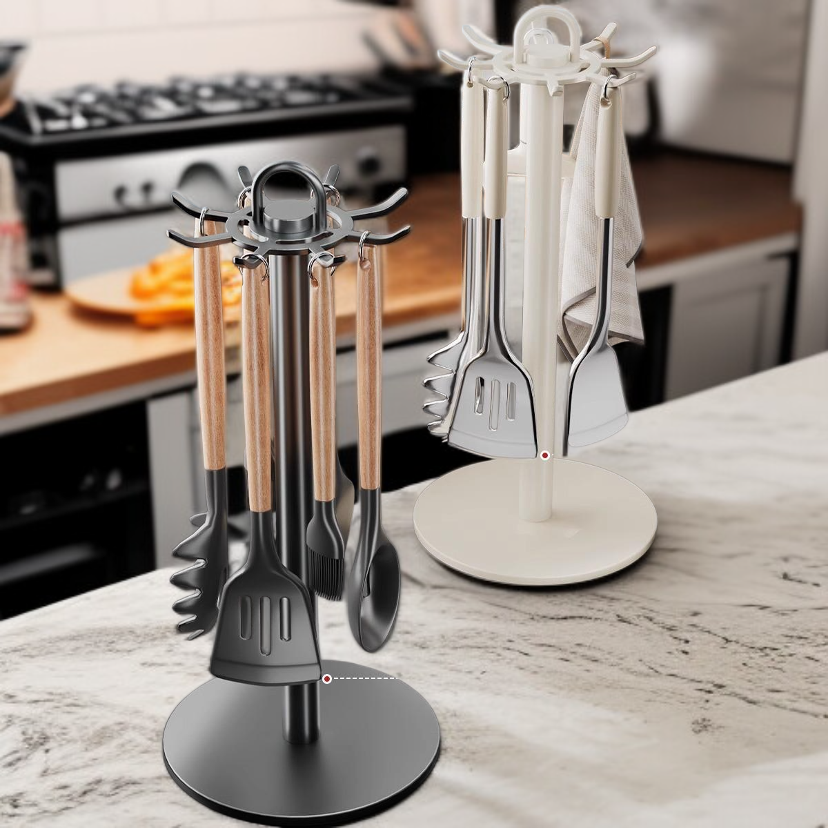 회전 주걱 가정용 보관 선반