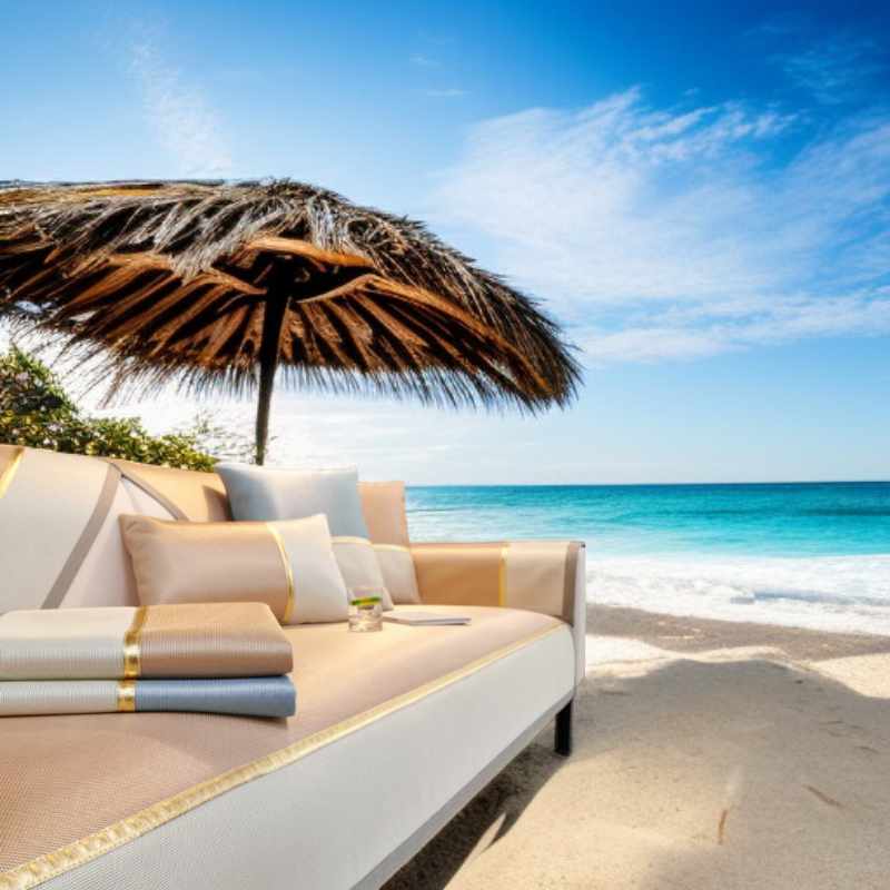 현대 미니멀 스타일 논슬립 아이스 소파 커버