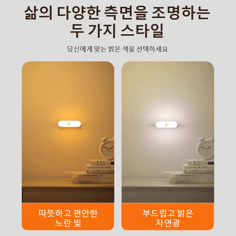 침대 머리맡 램프 밤독서 전용 무드등 부드러운 빛 자동 감지 자석 보호대 램프 쿨 침대 머리맡 램프 잠자리 분위기 침대 머리맡 램프