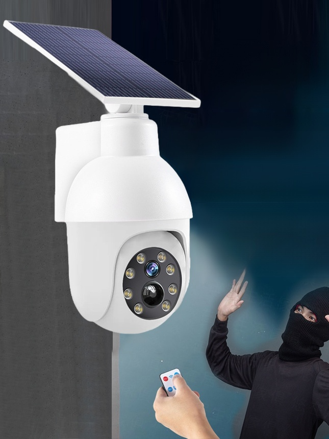 Simulovaná monitorovací kamera pouliční osvětlení