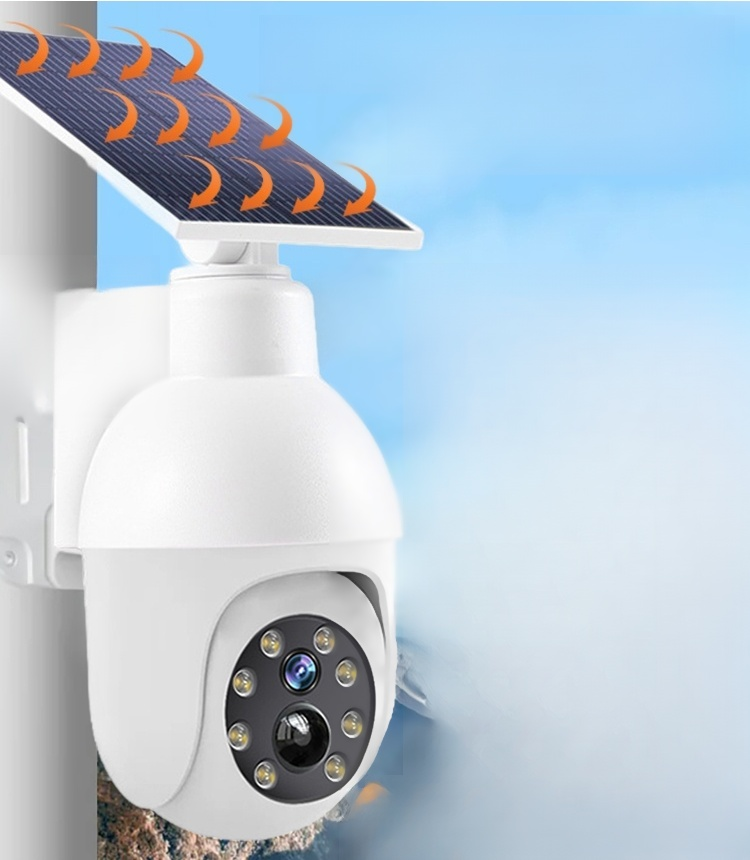 Simulated surveillance camera street light