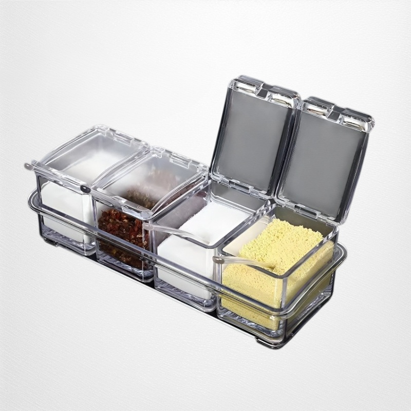 ชุดกล่องใส่เครื่องเทศแบบใส