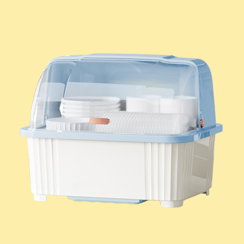 キッチン用蓋付き皿置き棚