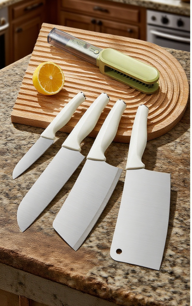 廚房刀具專用清潔刷使用情境