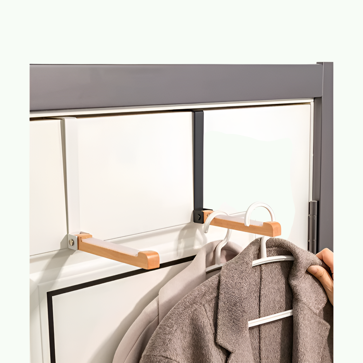 펀치 없는 접이식 옷걸이