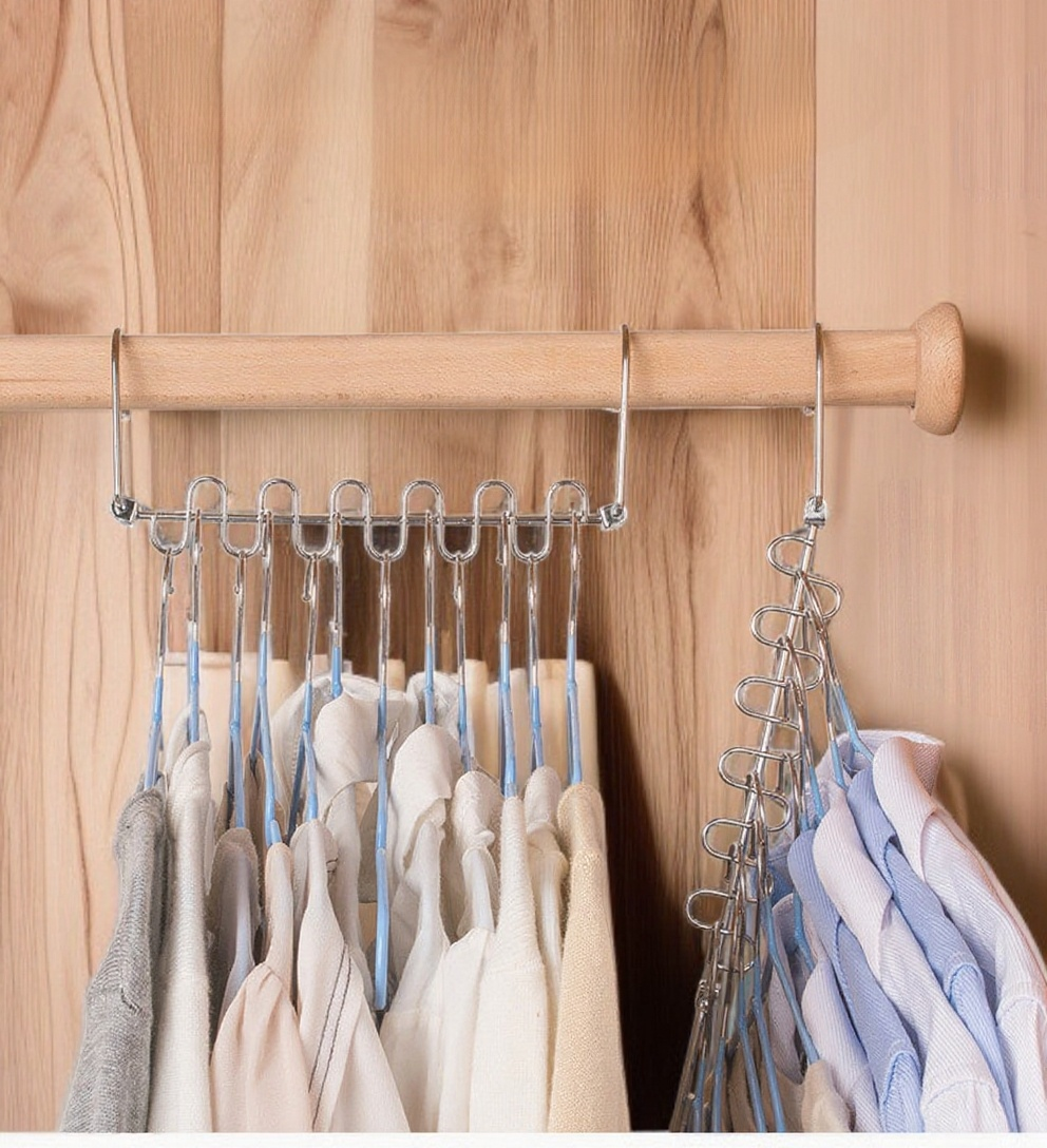 Cintre Magique Perforé pour gain de place dans l'armoire