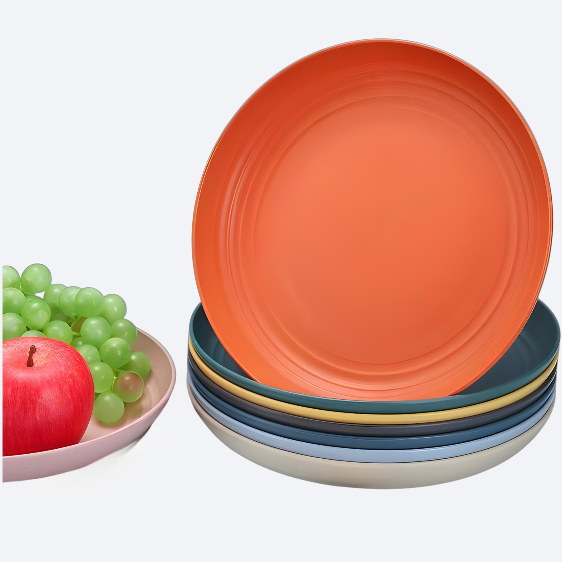 Wheat straw dinner plate