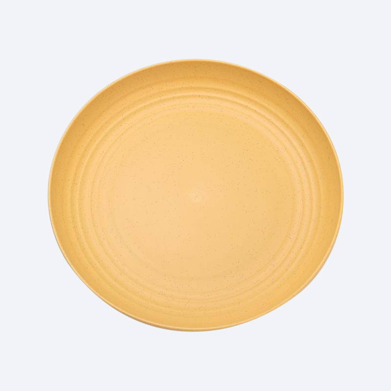 Wheat straw dinner plate