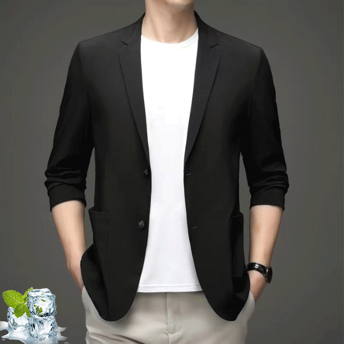 メンズ薄手冷感ジャケット 