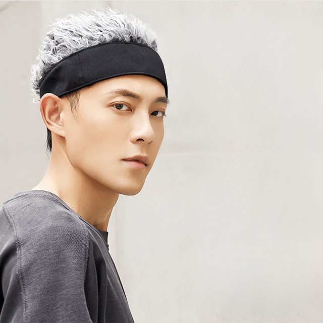 หมวกกะลาสีฮิปฮอป พร้อมวิกผมสั้น