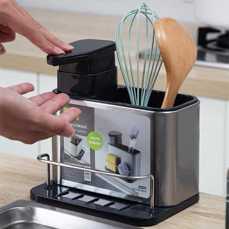 Multi-purpose kitchen caddy for chopsticks and spoons