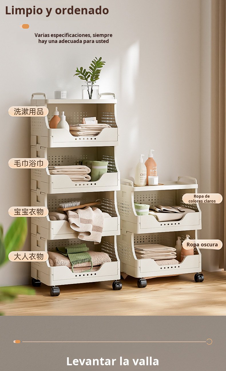 Cesta para ropa sucia fácil de transportar