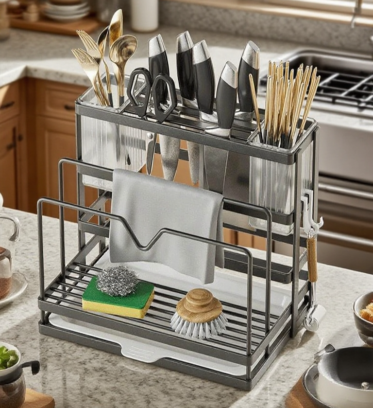 ดีไซน์ทันสมัยของมีดทำครัวหนึ่งชั้นเก็บ