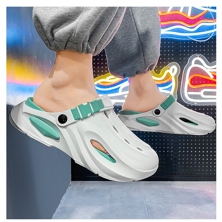 아웃도어 동굴화 통굽 미끄럼 방지 여성 여름 아웃도어 슬리퍼 똥 밟기 아웃도어 슬리퍼