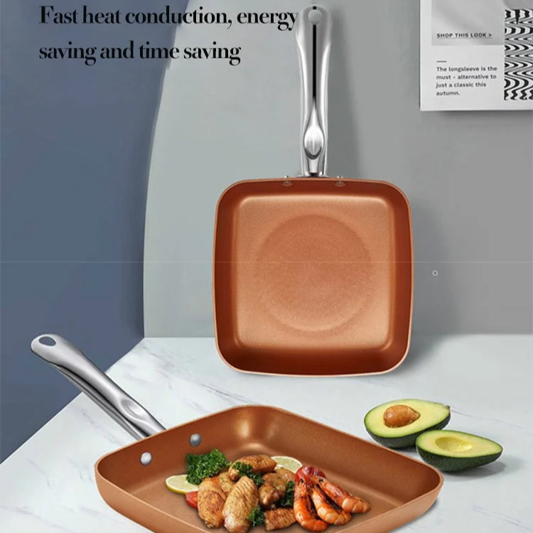 Copper nonstick pan