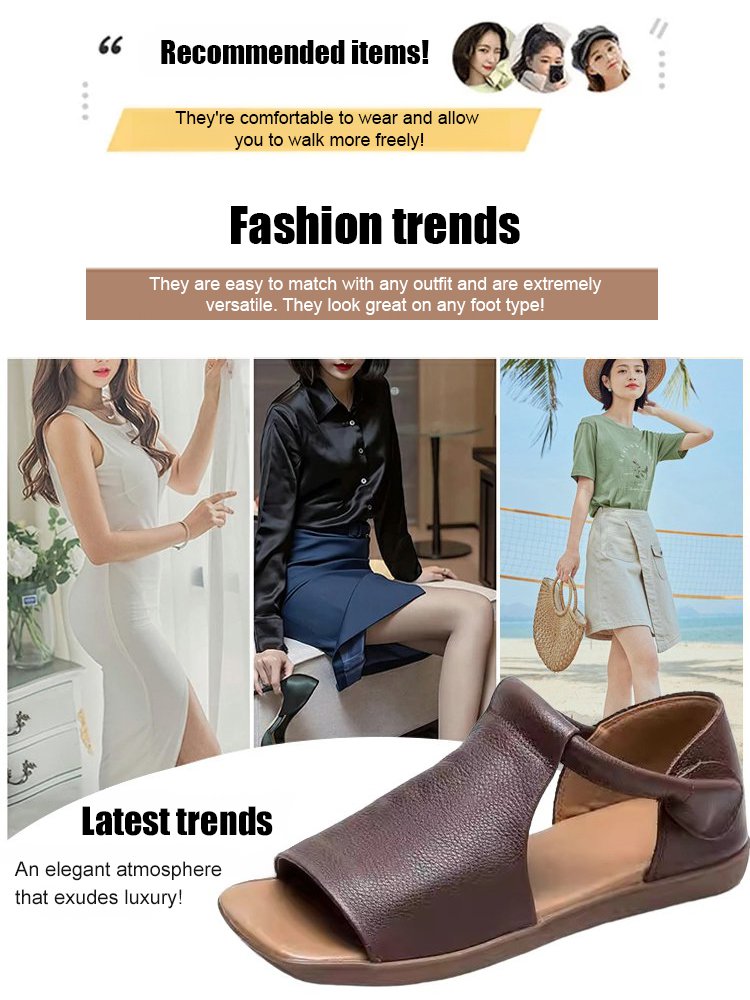 Handmade leather sandals