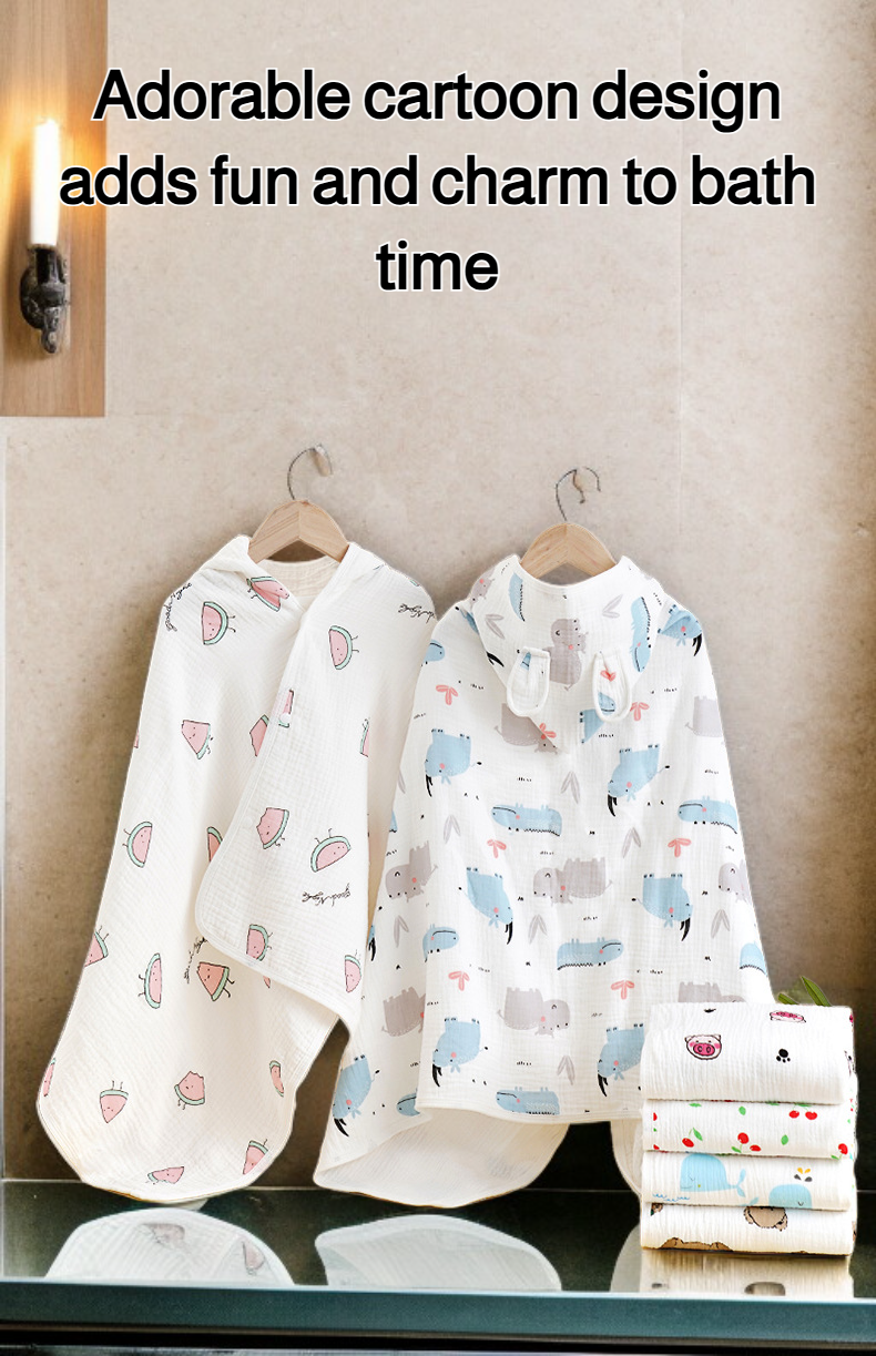Four Seasons Hooded Bath Towel for Babies