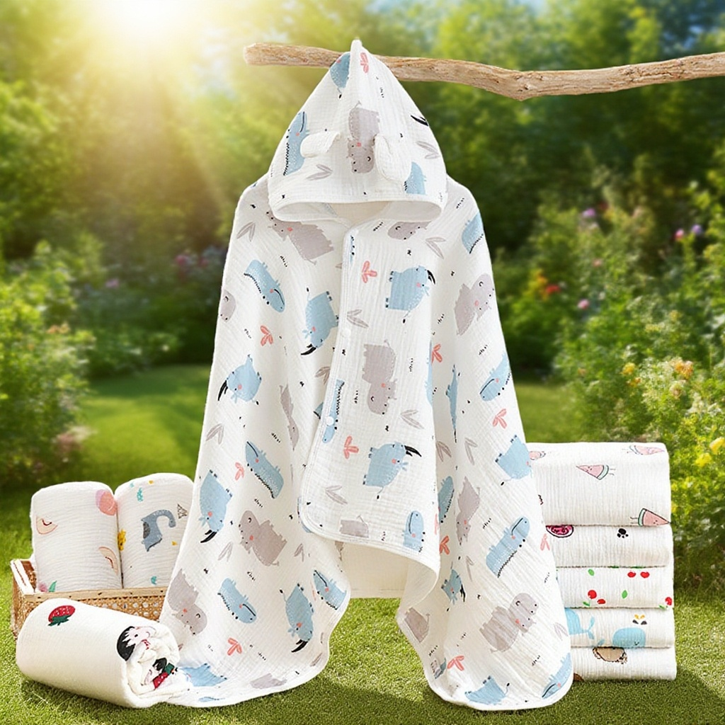 Four Seasons Hooded Bath Towel