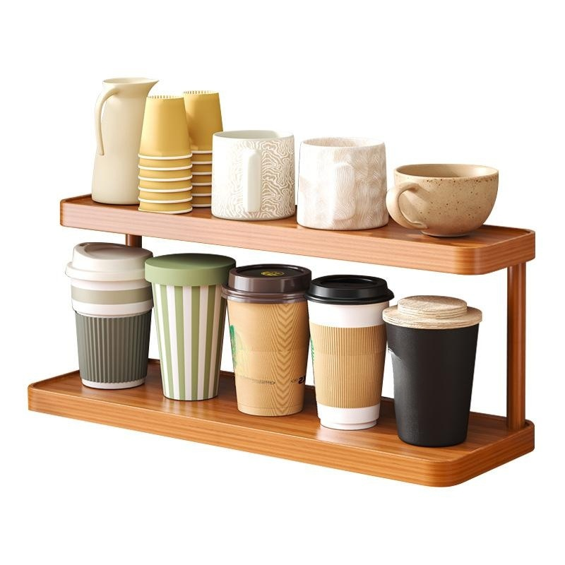Desktop storage rack cup storage rack dining table countertop workstation water cup coffee cup tea s
