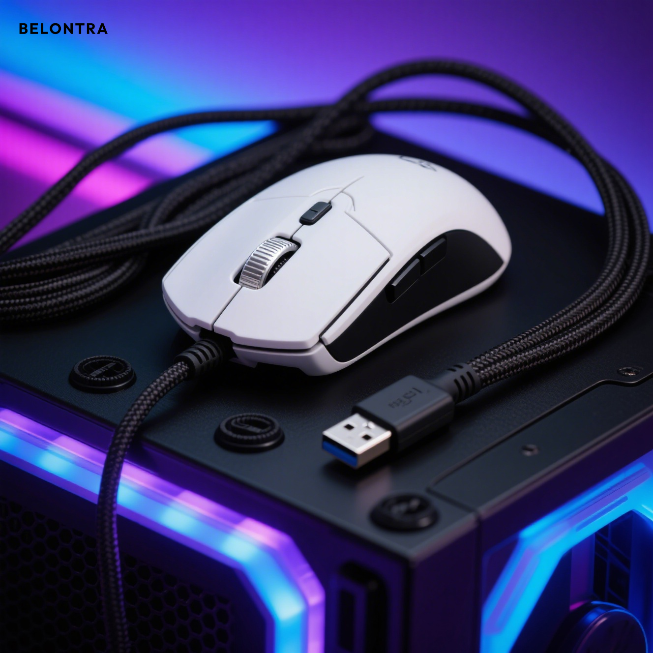 Drátová myš tichá hra esport mechanická makro počítačová vyhrazená