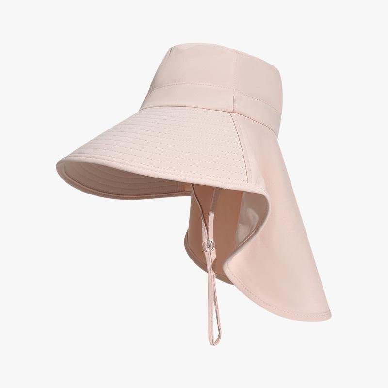 빅 챙 챙 모자 여 여름 신상 통기성 목 보호 숄 자외선 차단 패션 코디용 벙거지 모자