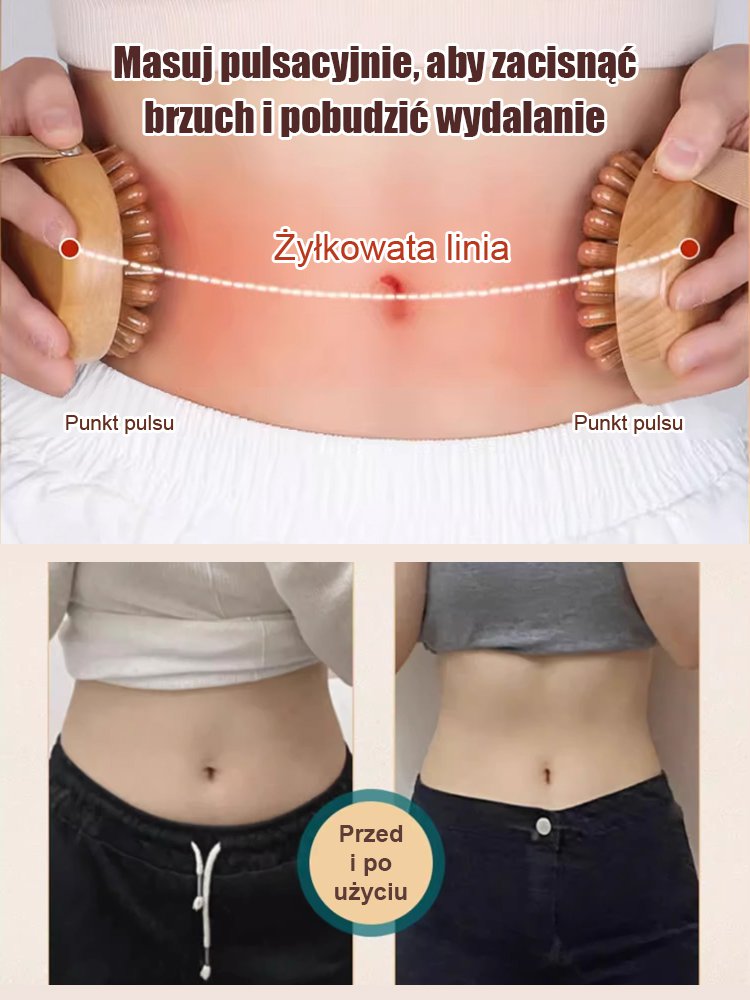 Poduszka powietrzna do masażu meridianów [z dołączonym olejkiem eterycznym rozgrzewającym]