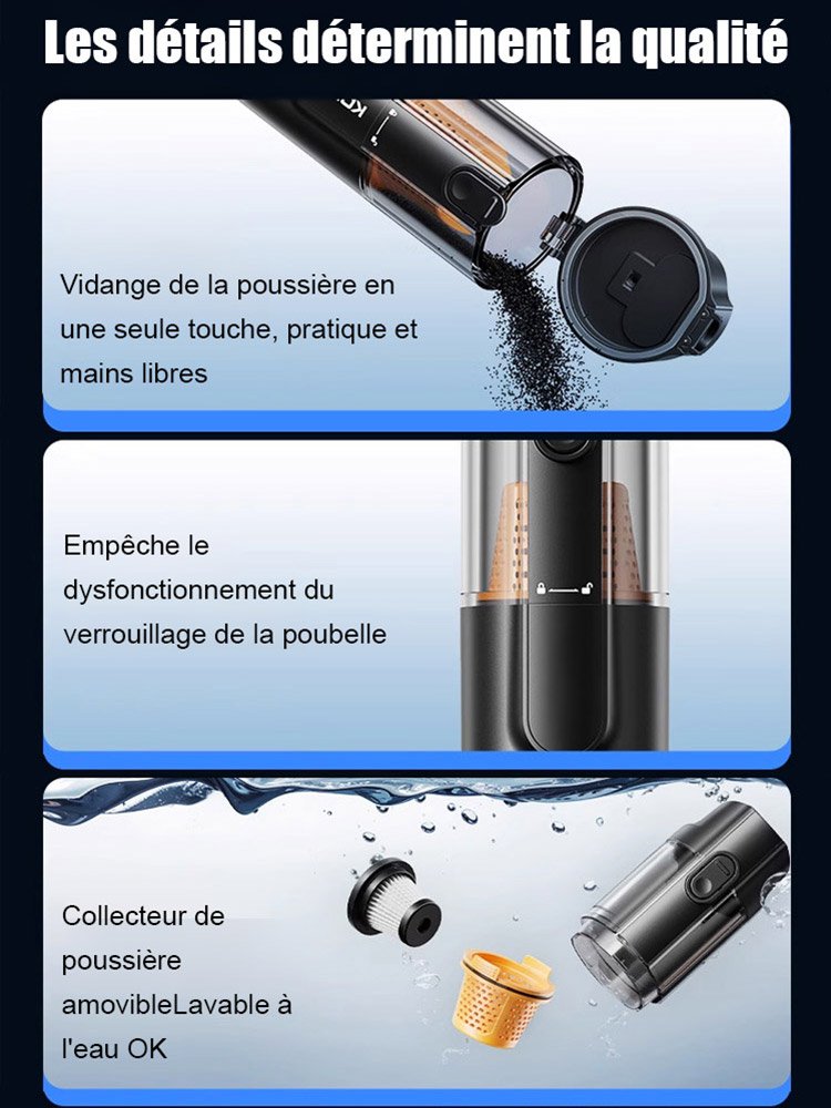 Aspirateur Intelligent 5-en-1 HFH à Main