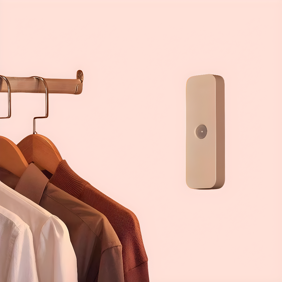 측면 발광 계단 복도 화장실, 자석 부착 무선 충전식 수면등 벽등