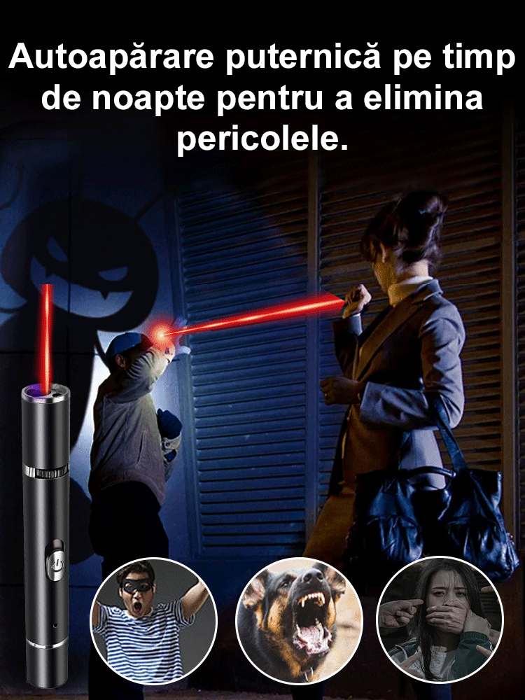 Indicator laser de mare putere