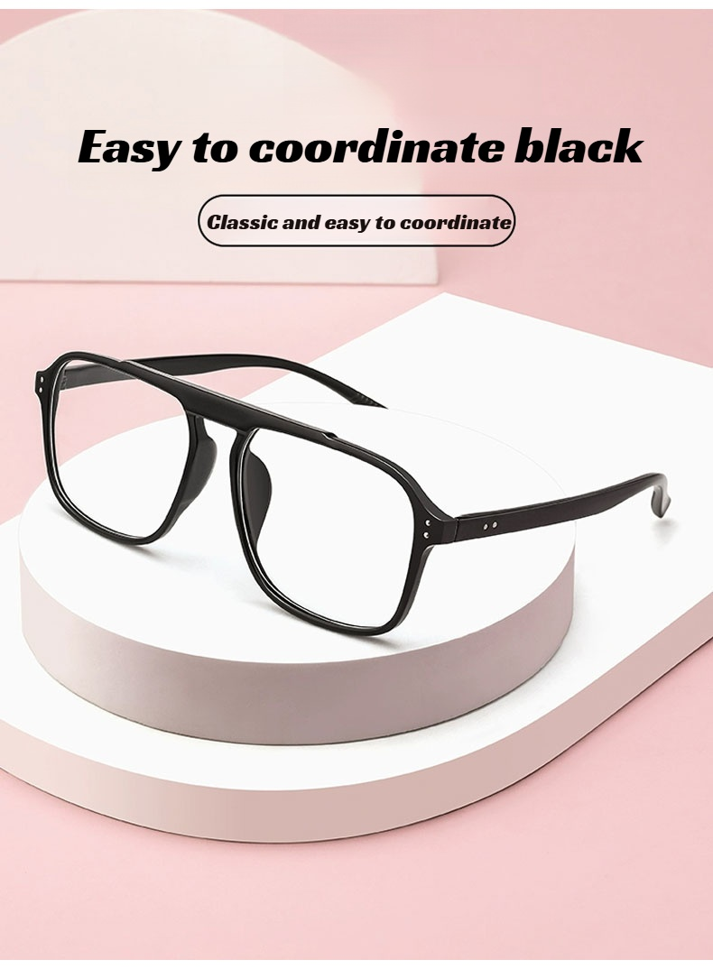 Comfortable nose pad on retro reading glasses