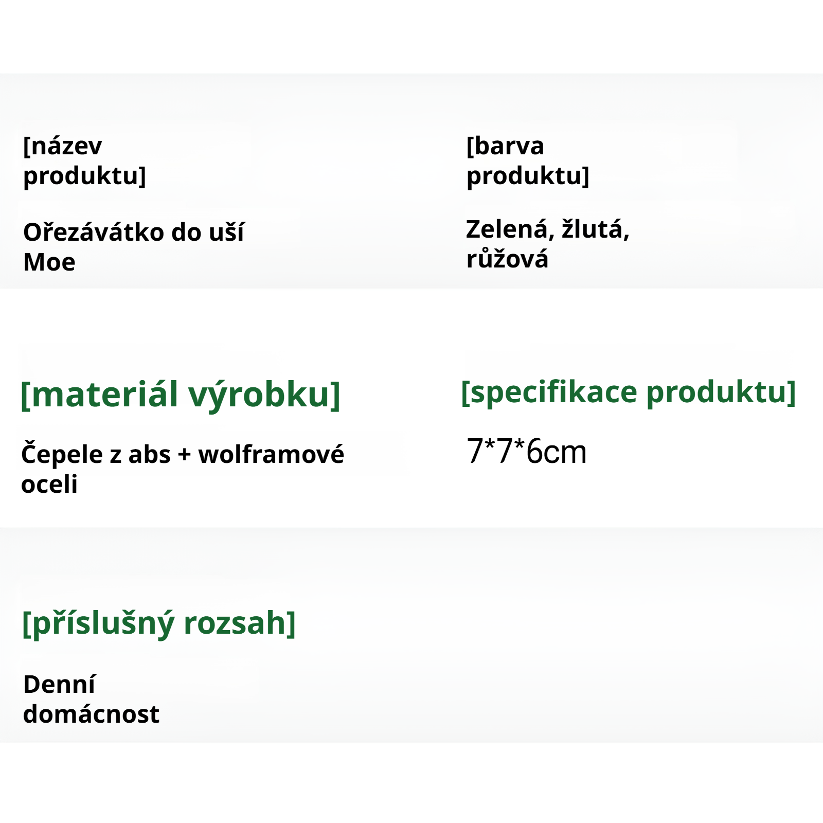 Praktický kreslený brousek na kuchyňské náčiní