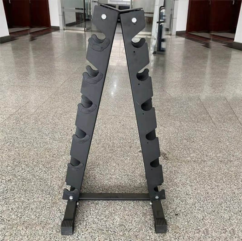 삼각 덤벨 랙 A자형 스탠딩 덤벨 보관 랙 가정용 개인 트레이닝 피트니스 기구