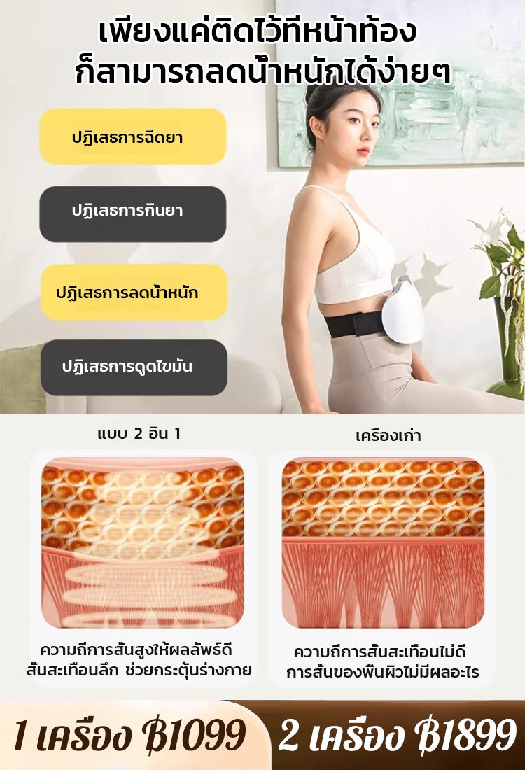 เครื่องนวดหน้าท้องสำหรับใช้ในบ้าน