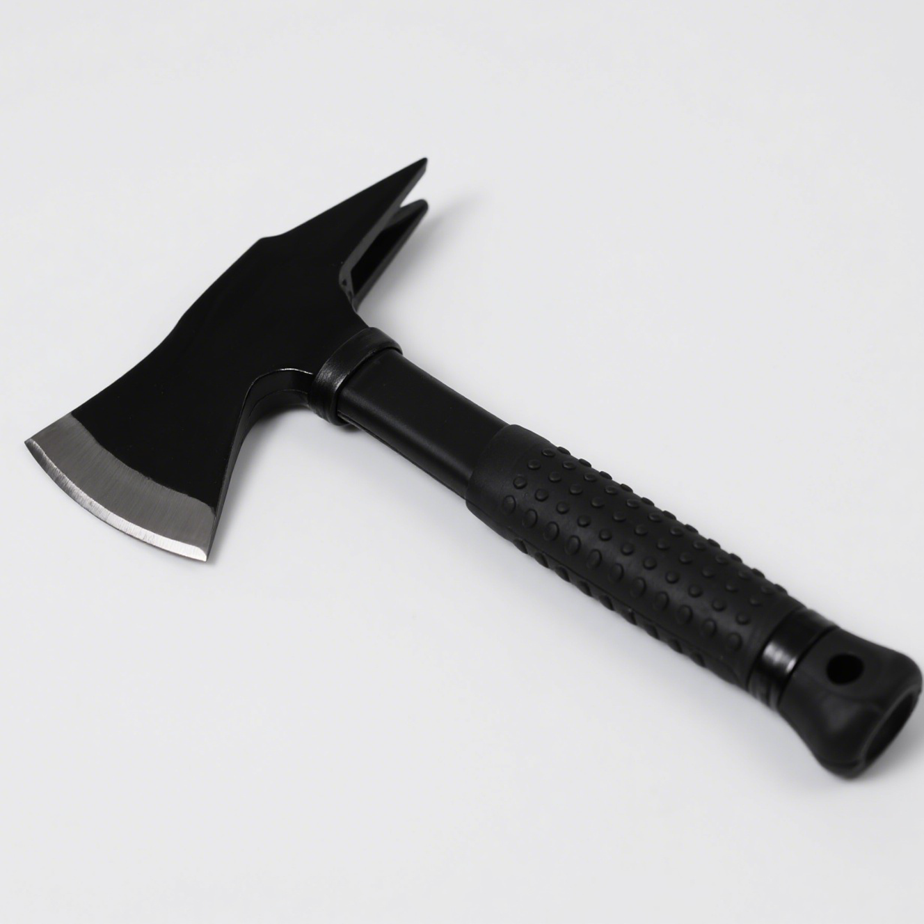 날카롭고 미끄러지지 않는 고탄소강 단조 검은색 도끼