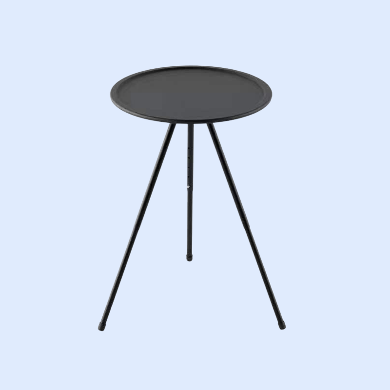 โต๊ะกลมขนาดเล็กในรถยนต์ ปรับสูงต่ำได้ พกพาสะดวก สำหรับวางขนมและเครื่องดื่ม