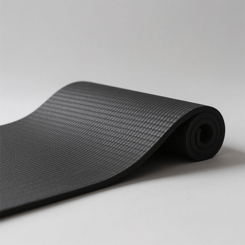 Profesionální 6mm silná podložka na jógu v modré barvě