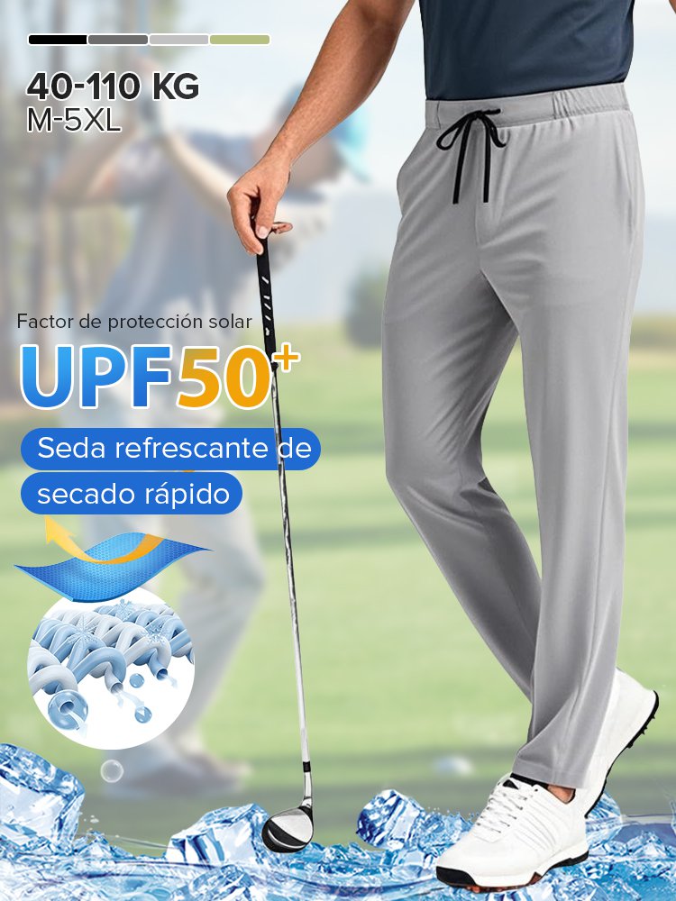 【Limitado 100 piezas】Pantalón largo de hielo transpirable y delgado con protección solar