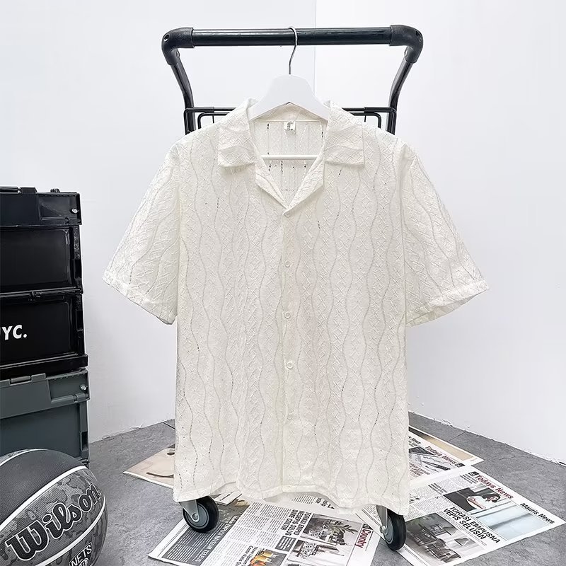 Kubánský obojek design malé vintage krátký rukáv