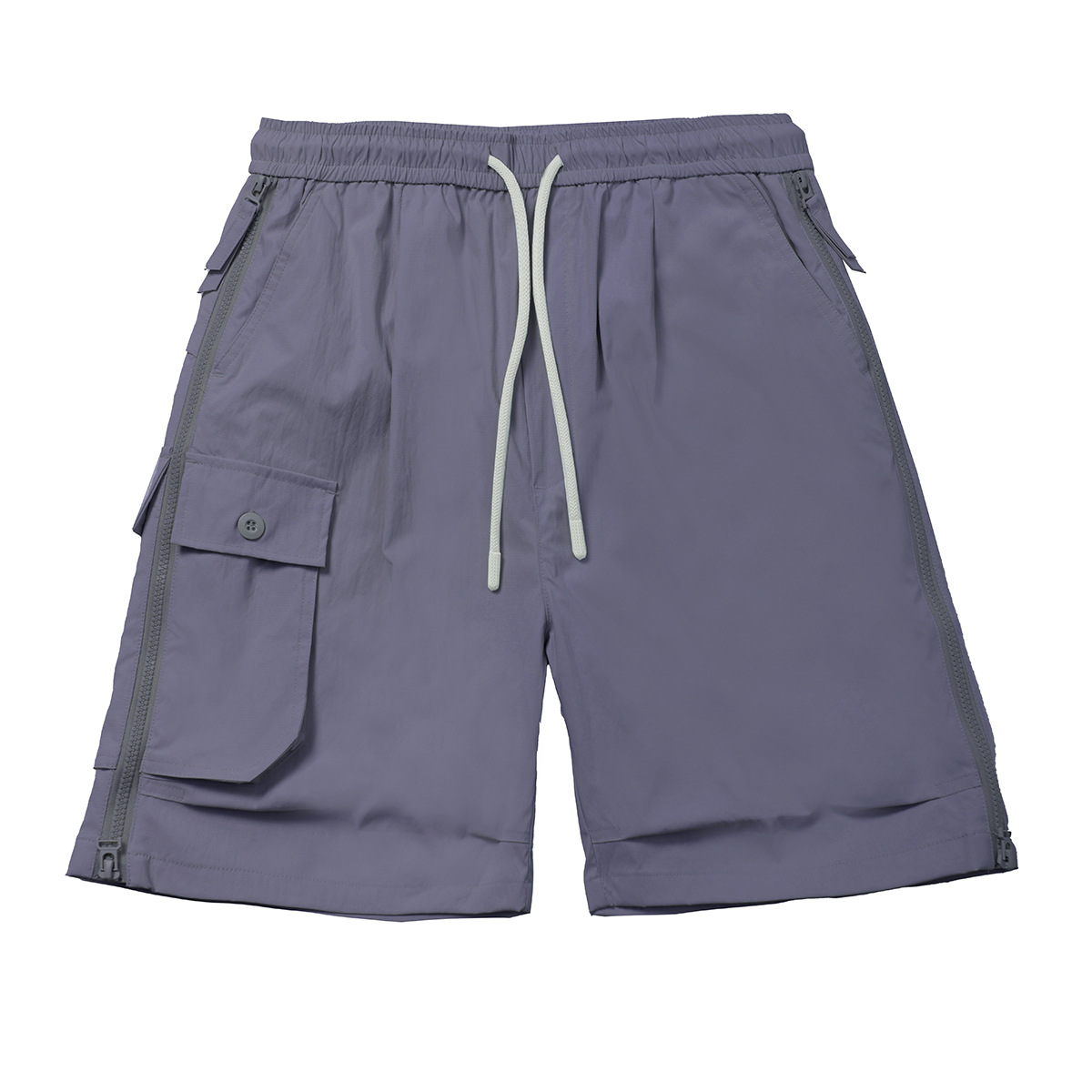 ファッショナブルでカジュアルな夏の5点ドローストリングドレープクールワークショーツ