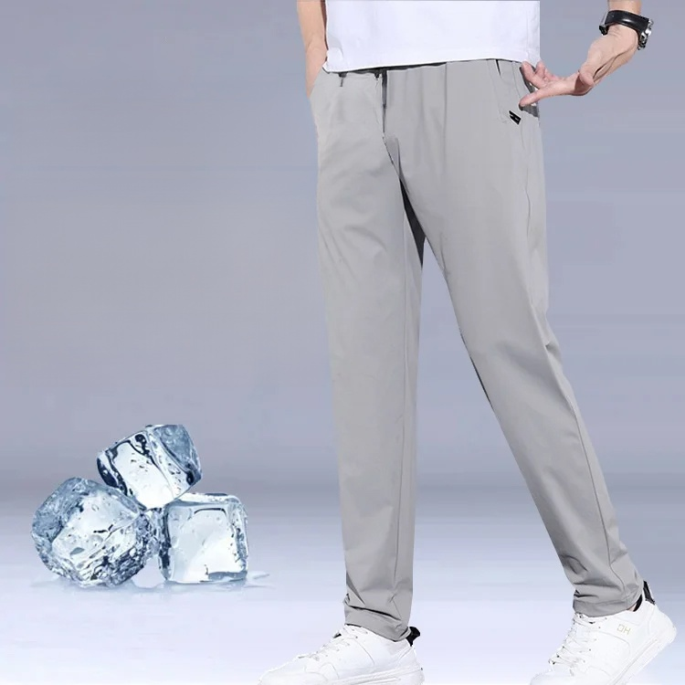 Verano pantalones de seda de hielo ultra delgados y transpirables