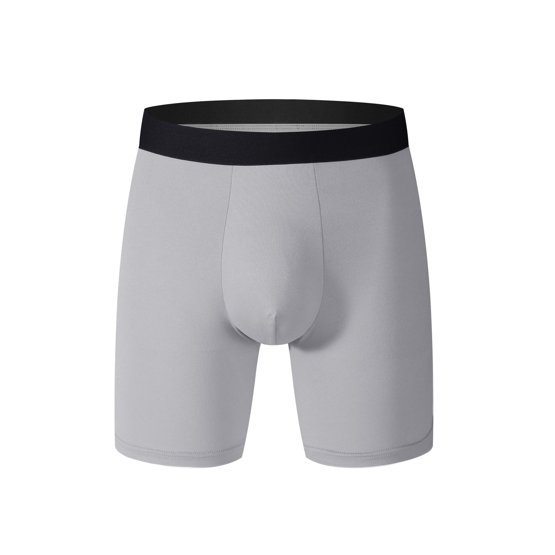 Pánské dlouhé sportovní boxerky se středním pasem a ochranou proti odírání stehen