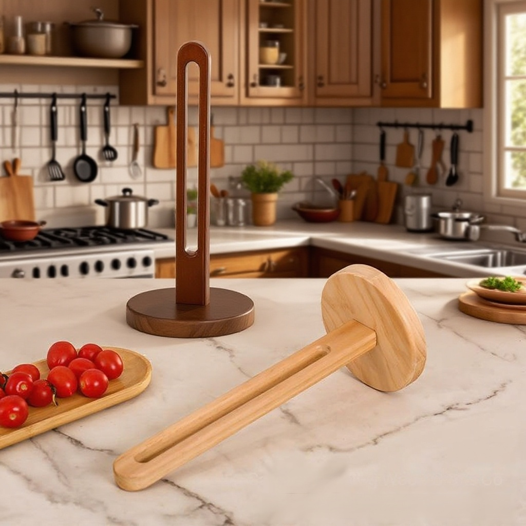 주방 실목 입식 두루마리 종이 수납대