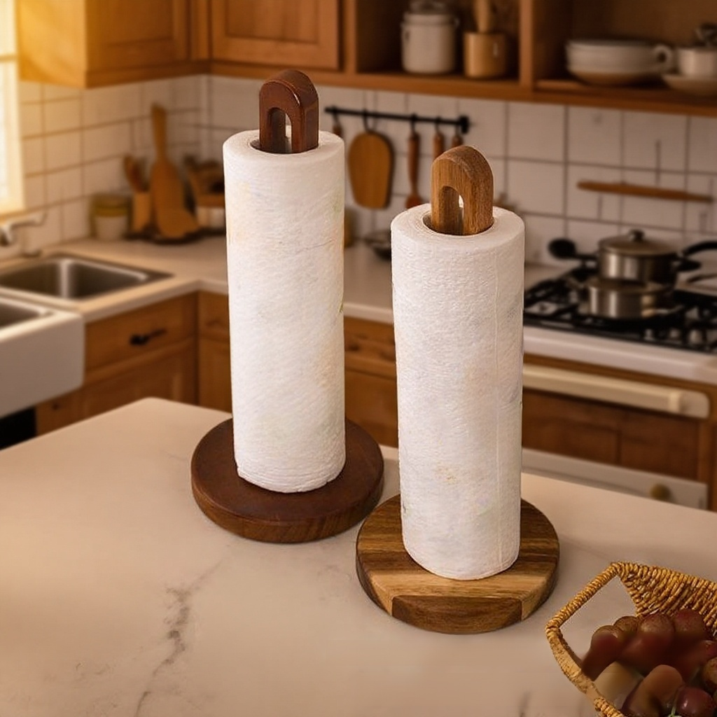 주방 실목 입식 두루마리 종이 수납대