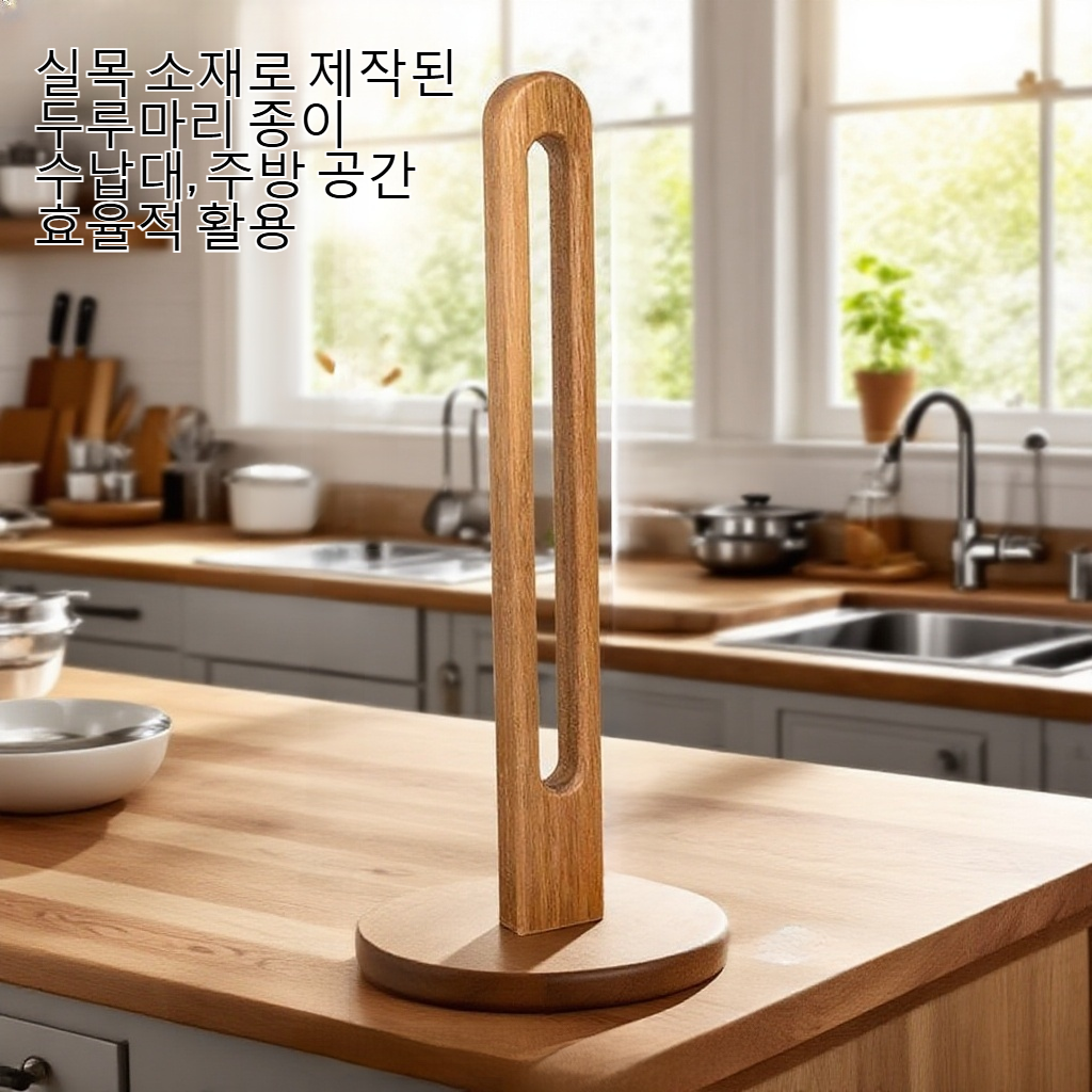 주방 실목 입식 두루마리 종이 수납대