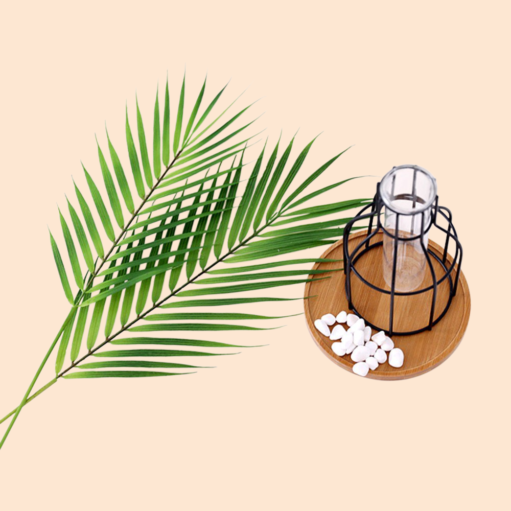 ヨーロピアンスタイルのアイアン製ゴールドハイドロカルチャー花瓶